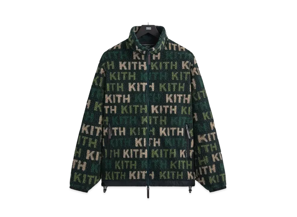 キス パインハースト シェルパ フル ジップ "スタジアム"