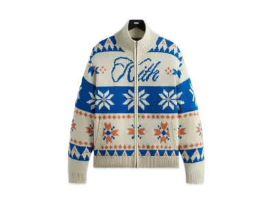 Kith Wyona Full Zip Sweater "Sandrift"