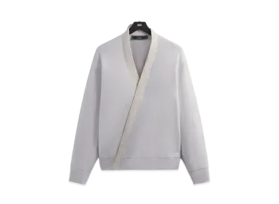 Kith Strauss Cross Front Cardigan "Light Heather Grey"
