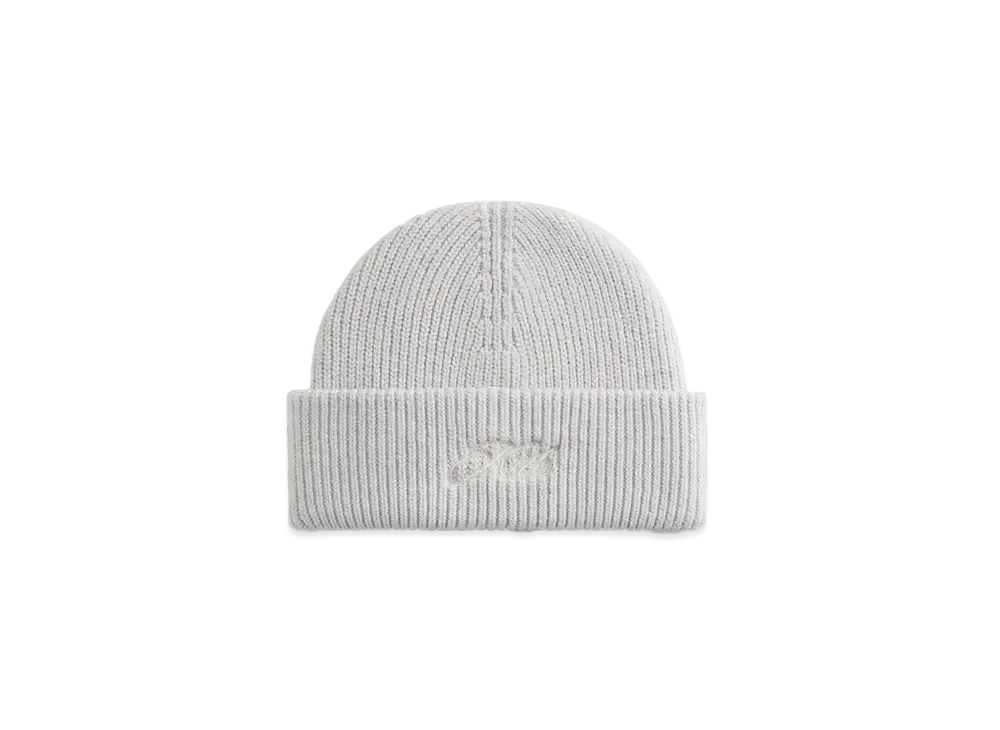 Kith Premier Logo Mia Beanie "Light Heather Grey"