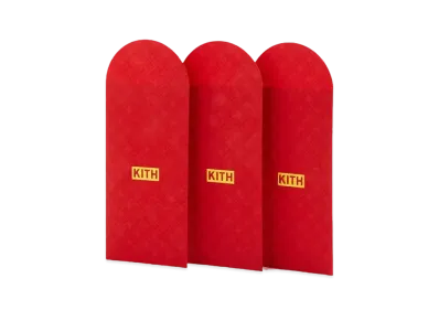 Kith Treats Red Envelope Set "Red"