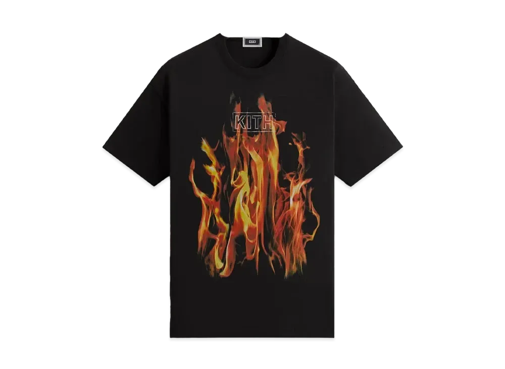 Kith Pyro Box Logo Vintage Tee "Black"