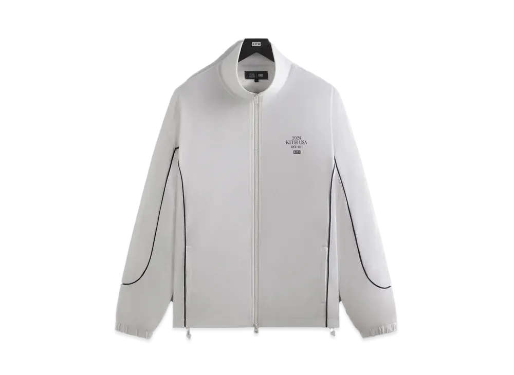 Kith x USA Basketball Jersey Logan Jacket "White"