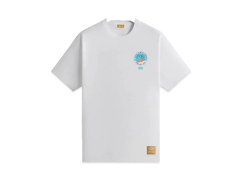 Kith x Olympics Heritage Cortina 1956 Vintage Tee "White"
