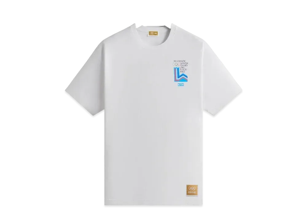Kith x Olympics Heritage Lake Placid 1980 Vintage Tee "White"