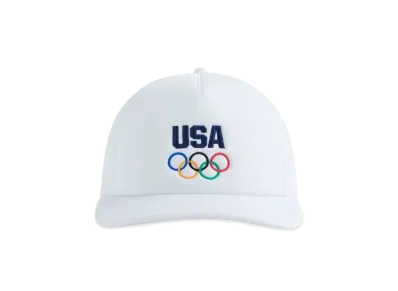 Kith x Team USA Nolan Trucker Hat "White"