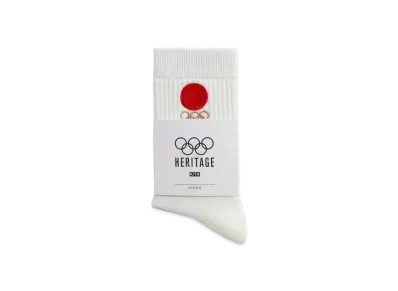 Kith x Olympics Heritage Tokyo Mid Crew Sock "Silk"