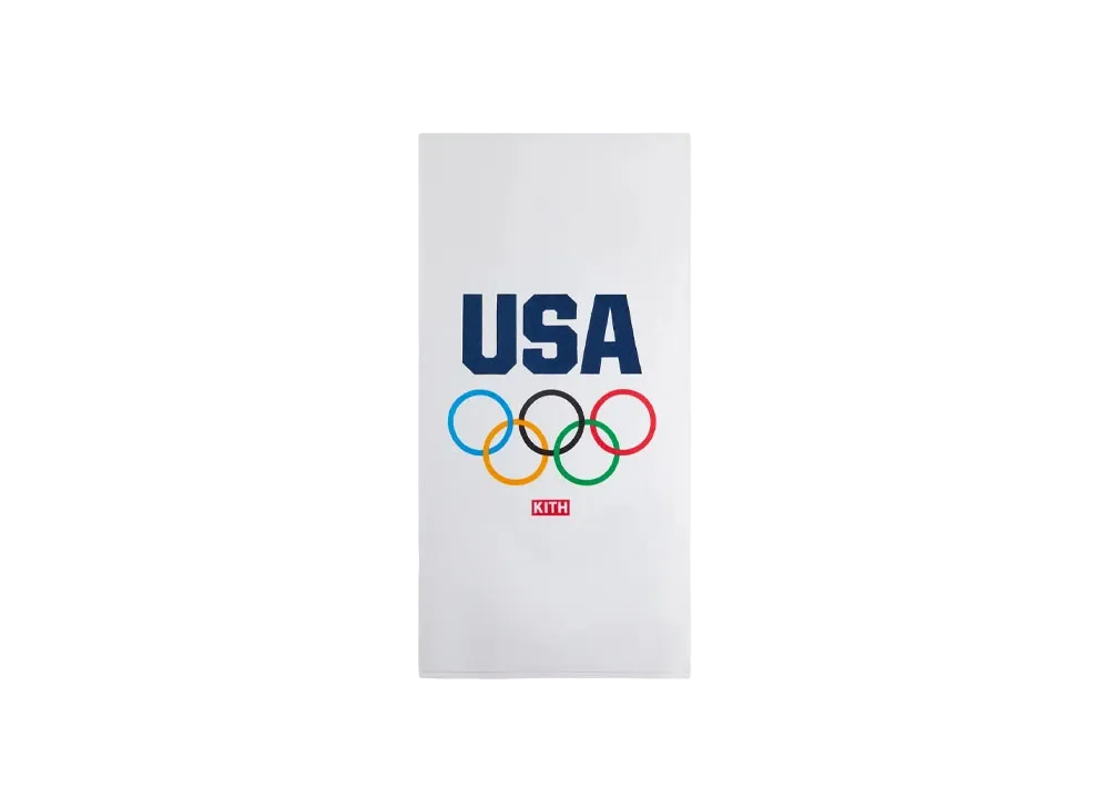 Kith x Team USA Beach Towel "White"