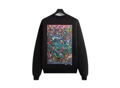 KITH x MARVEL Villains Clash Vintage Nelson Crewneck "Black"