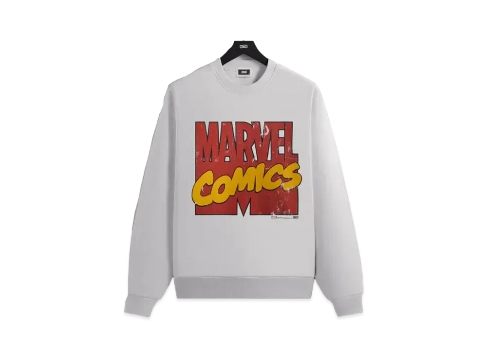KITH x MARVEL Comics Vintage Nelson Crewneck "White"