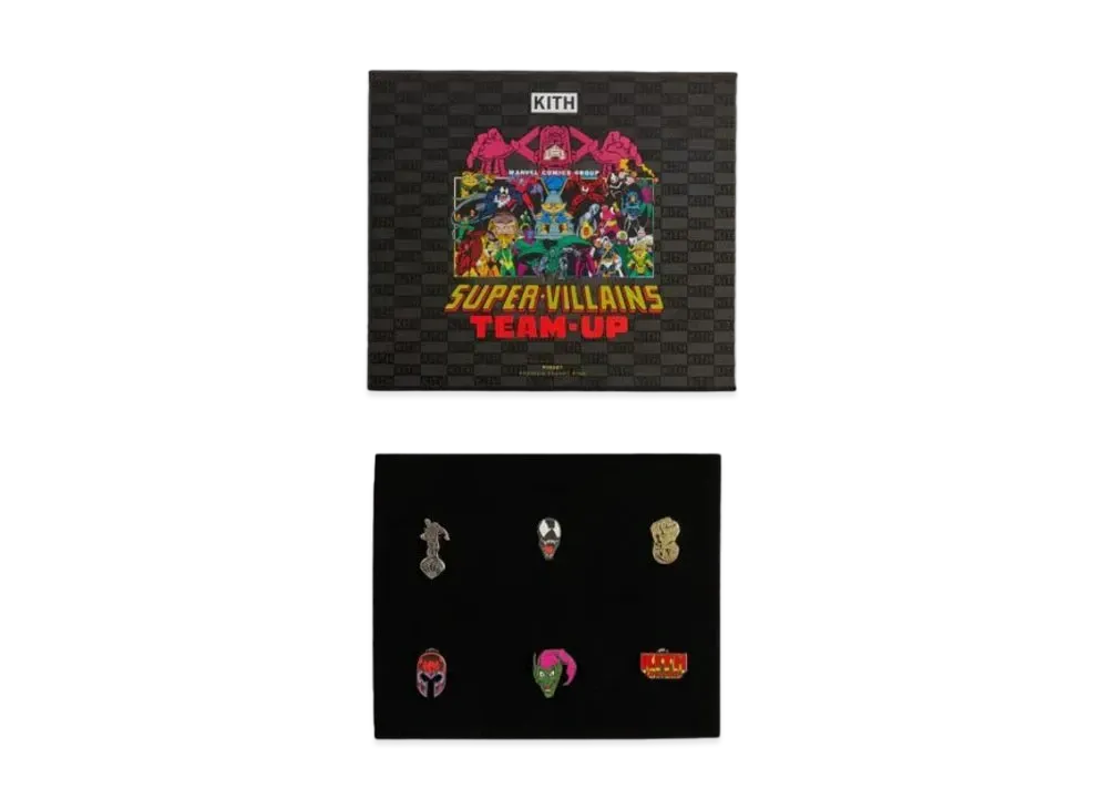 KITH x MARVEL Super Villain Pin Set "Multi"