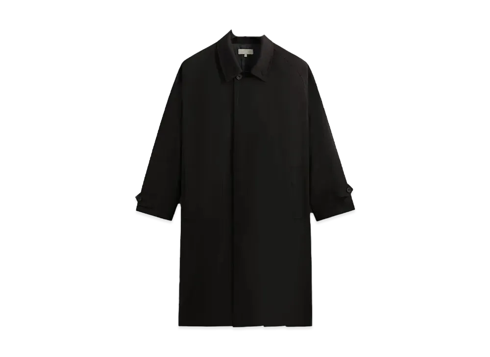Kith &Kin Tropical Wool Marcus Overcoat "Black"