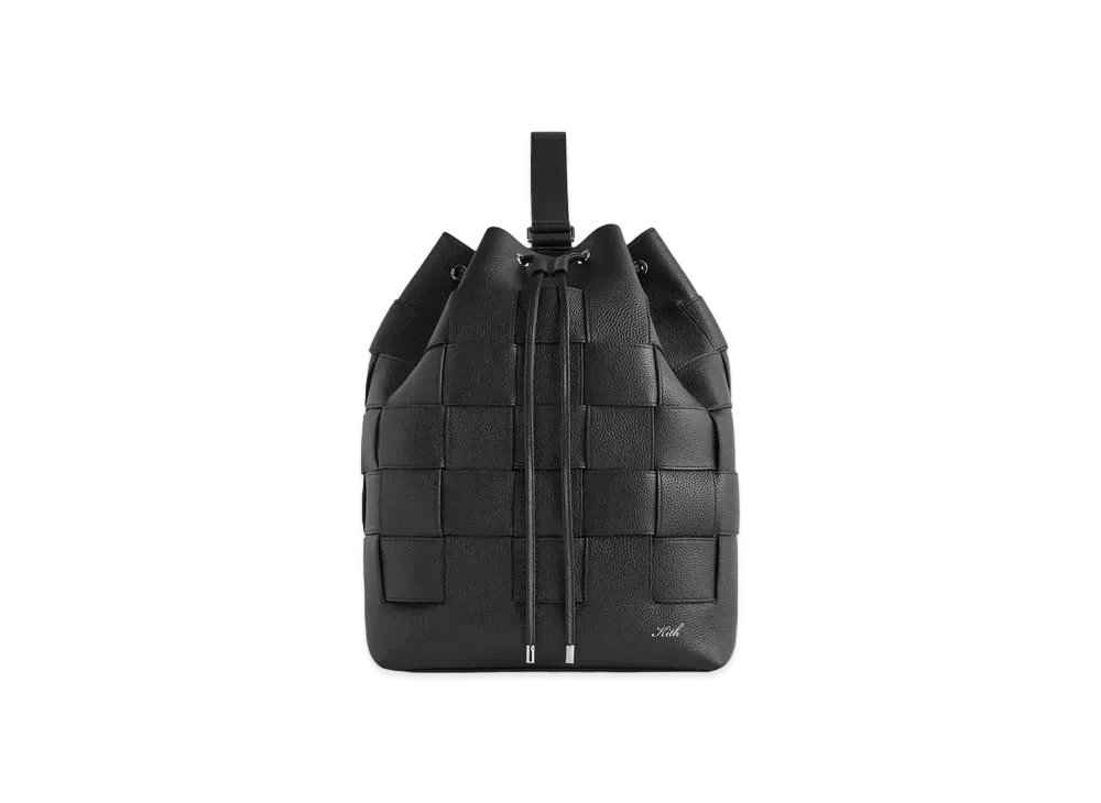 Kith Woven Leather Rucksack "Black"
