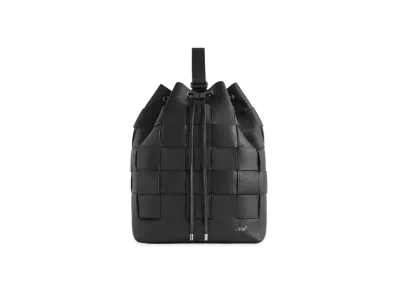 Kith Woven Leather Rucksack "Black"