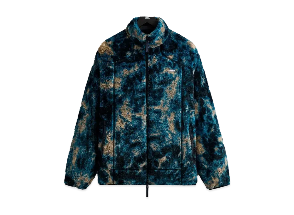 キス アイス ダイ ハーパー ヴィンテージ シェルパ フル ジップ ジャケット "インディゴ"