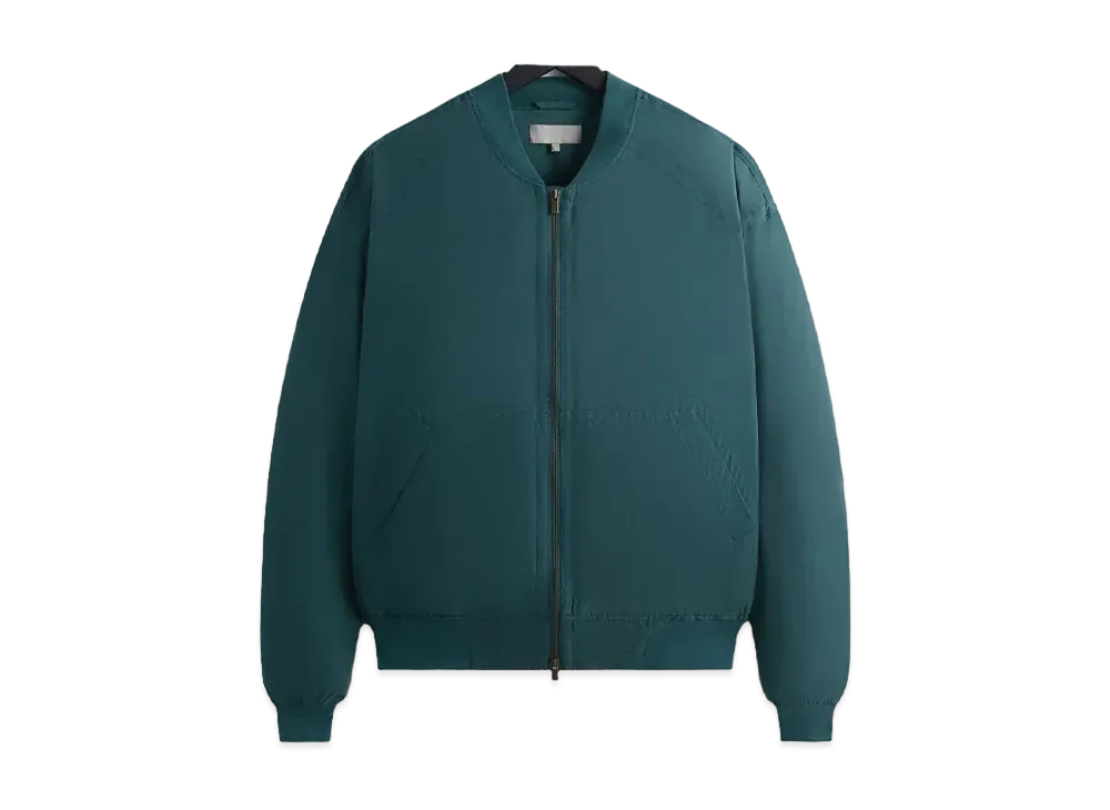 Kith Koen Washed Silk Bomber Jacket "Algae"