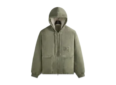 Kith Puffed Suede Jaysen Hoodie "Region"