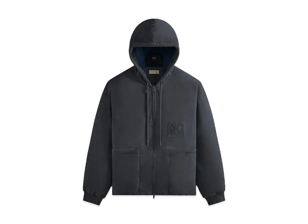 Kith Puffed Suede Jaysen Hoodie "Trench"
