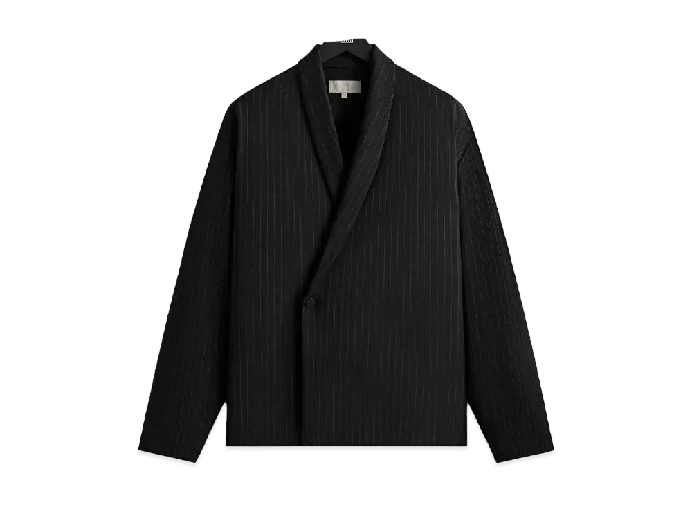 Kith Double Weave Thompson Crossover Shirt "Black"