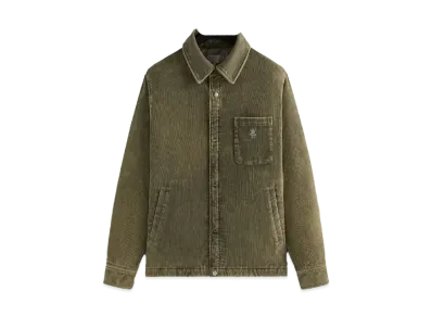 Kith Washed Corduroy Brixton Puffed Shirt Jacket "Mire"