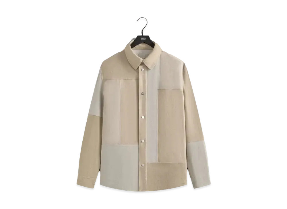 Kith Mixed Suede Apollo Shirt "Malt"