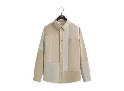 Kith Mixed Suede Apollo Shirt "Malt"