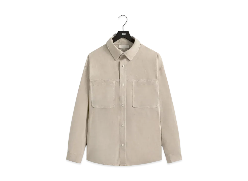 Kith Suede Apollo Shirt "Malt"