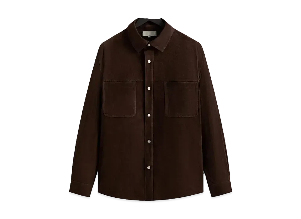Kith Suede Apollo Shirt "Kindling"