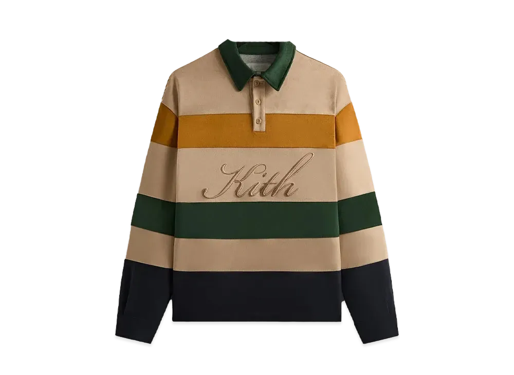 Kith Stripe Microsuede Tanner Pullover "History"