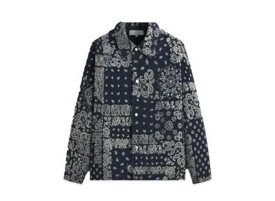 Kith Flocked Deconstructed Bandana Coaches Jacket "Nocturnal"