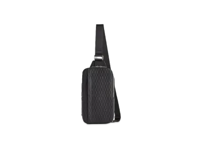 Kith Monogram Leather Stagg Crossbody "Black"