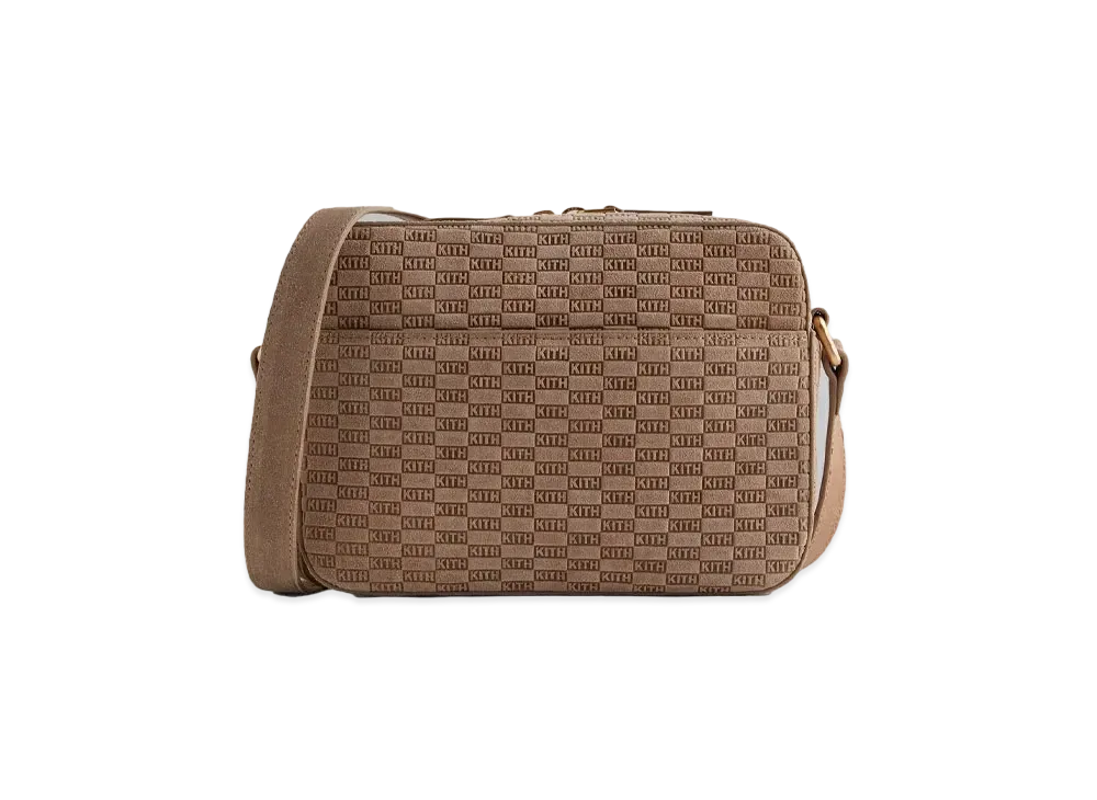 Kith Monogram Suede Camera Crossbody "Loft"