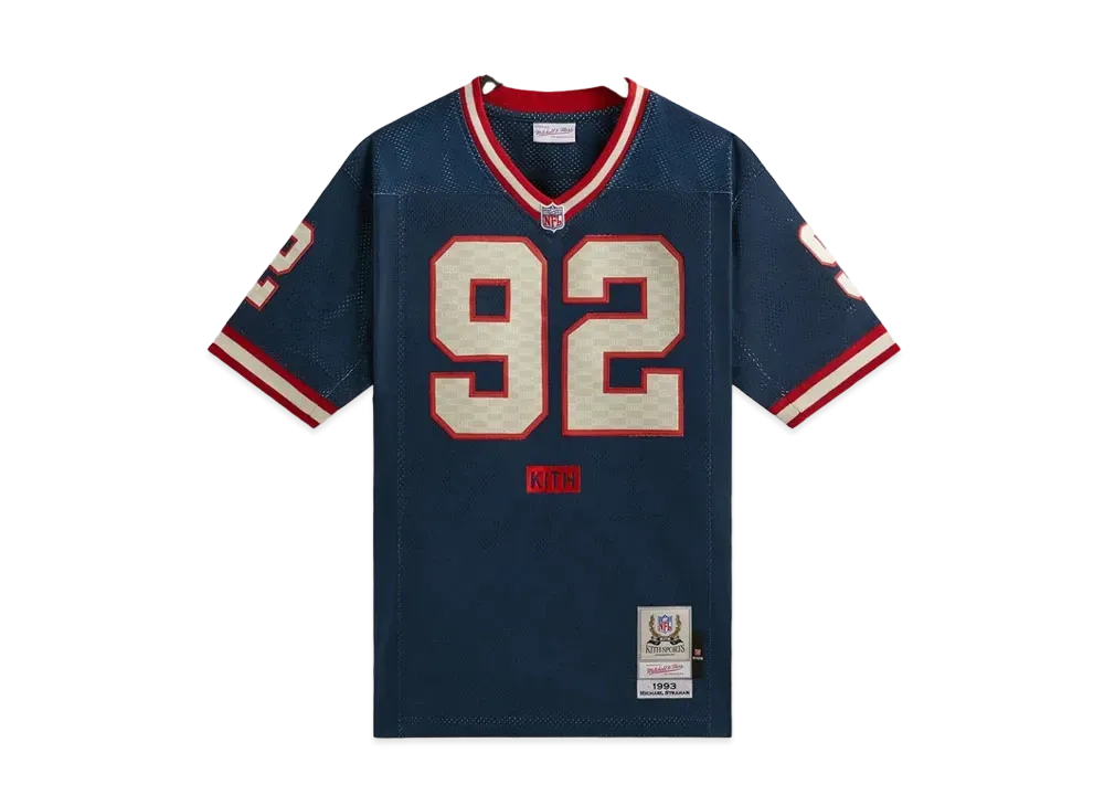 Kith And Mitchell & Ness For The NFL: Michael Strahan Jersey PH "Navy"