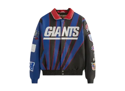 Kith x Jeff Hamilton x The NFL: Giants Leather Varsity Jacket PH "Multi"