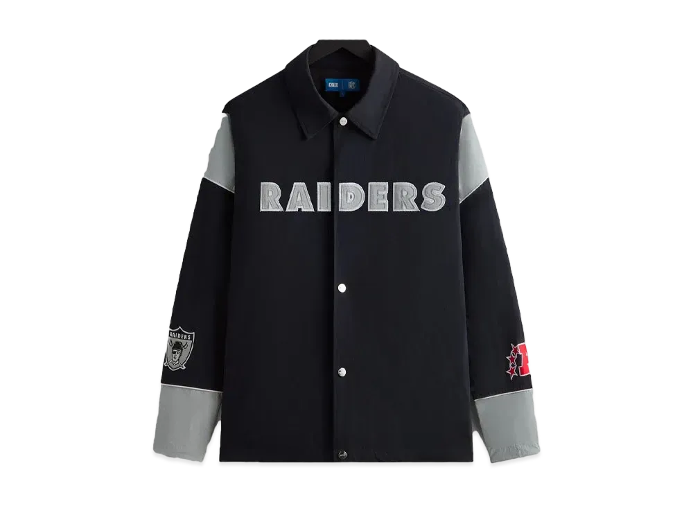 Kith & '47 For The NFL: Raiders Kieran Coaches Jacket "Black"