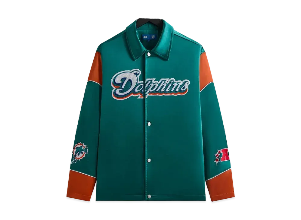 Kith & '47 For The NFL: Dolphins Kieran Coaches Jacket "Center"