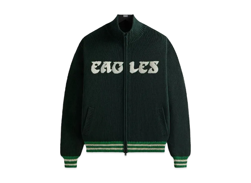 Kith & '47 For The NFL: Eagles Wyona Full Zip Sweater "Stadium"