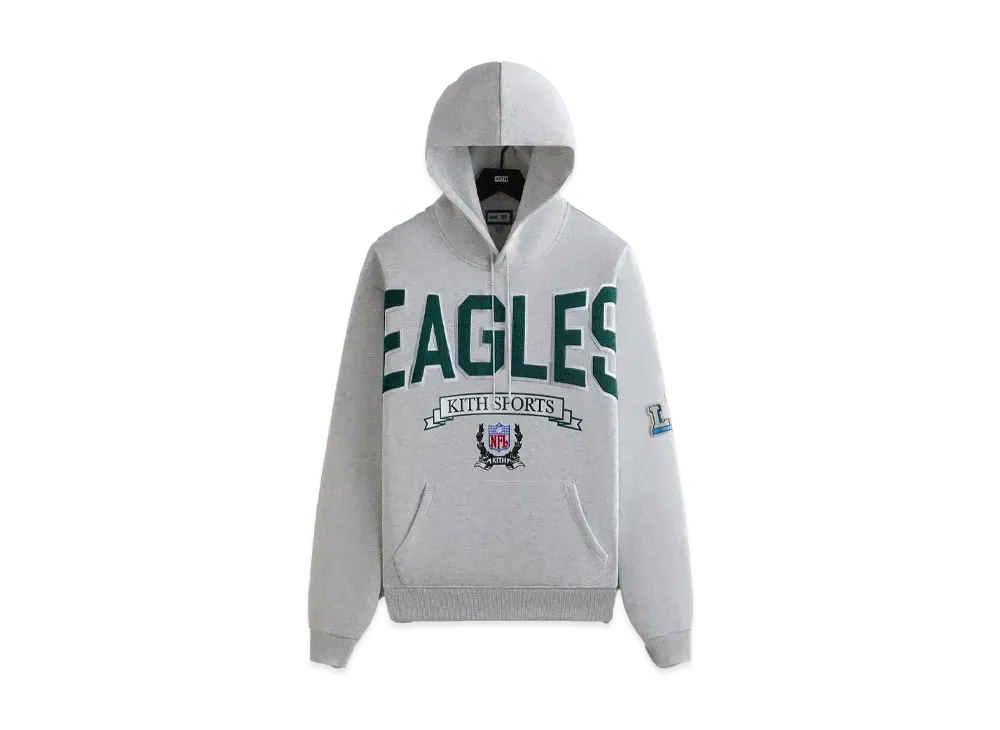 Kith & '47 For The NFL: Eagles Nelson Hoodie "Light Heather Grey"