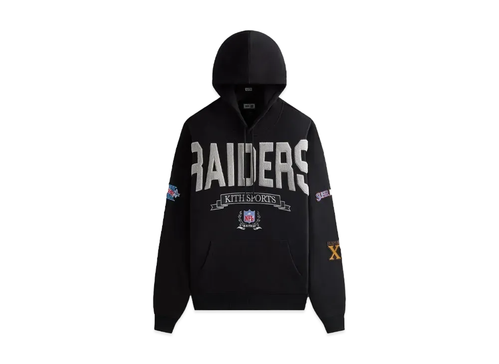 Kith & '47 For The NFL: Raiders Nelson Hoodie "Black"