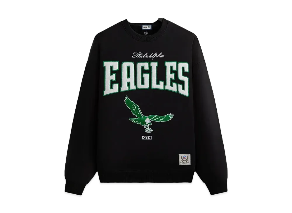 Kith & '47 For The NFL: Eagles Nelson Crewneck "Black"