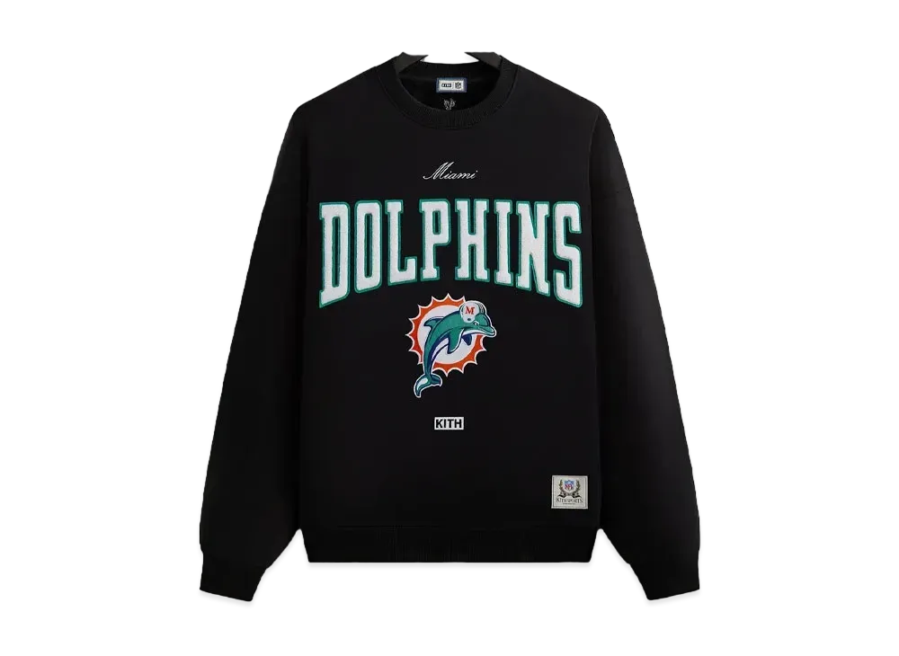 Kith & '47 For The NFL: Dolphins Nelson Crewneck "Black"
