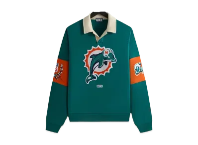 Kith & '47 For The NFL: Dolphins Nelson Collared Pullover "Center"