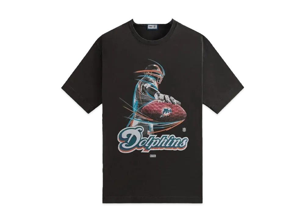 Kith & '47 For The NFL: Dolphins Vintage Tee "Black"