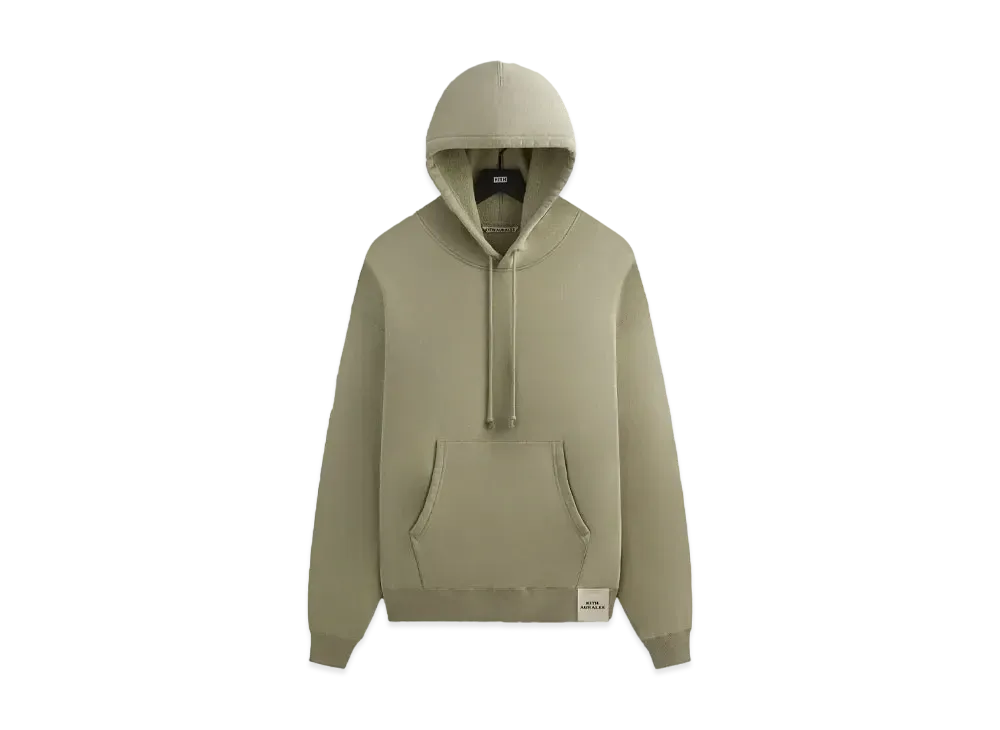 Kith 101 x Auralee Auralee Smooth Soft Hoodie "Seagrass"