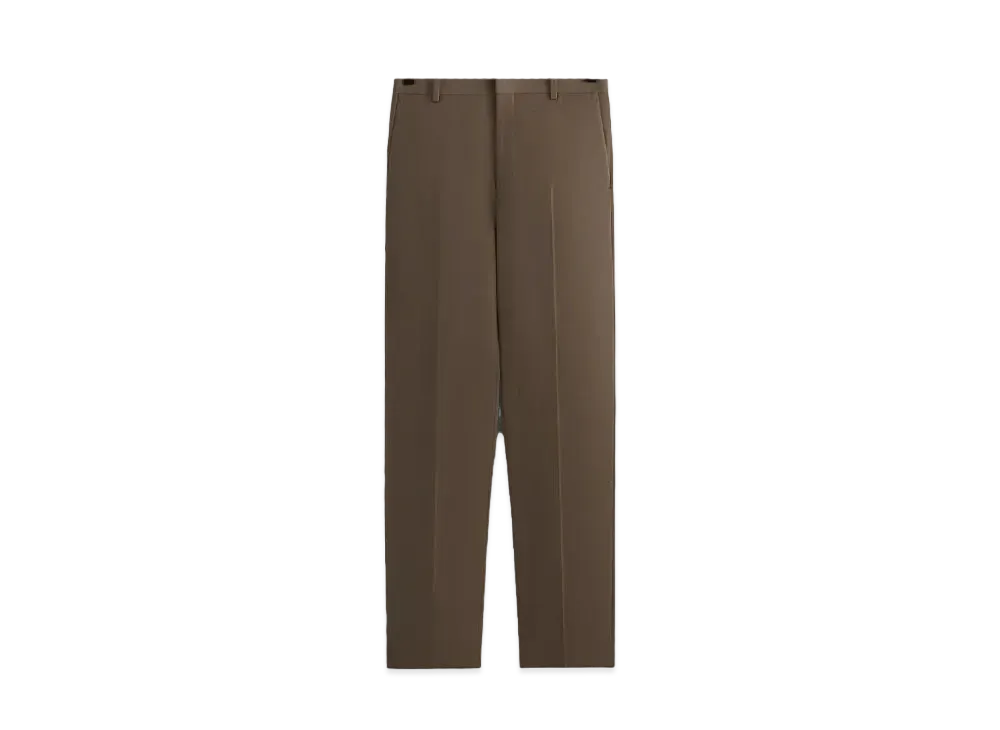 Kith 101 x Auralee Light Wool Max Gabardine Slacks "Major Brown"
