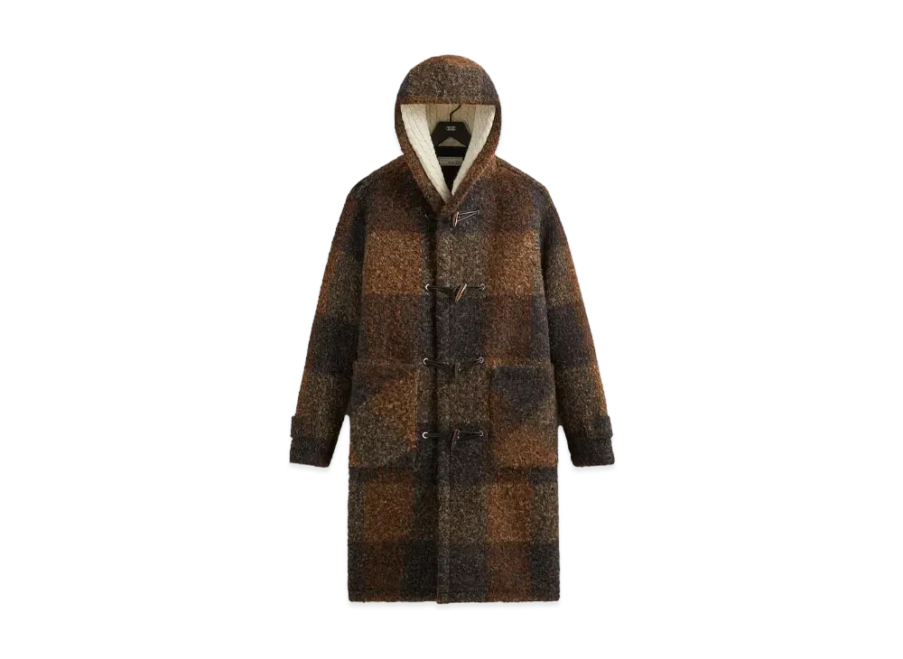 Kith &Kin Boucle Check Nolen Coat "Kindling"
