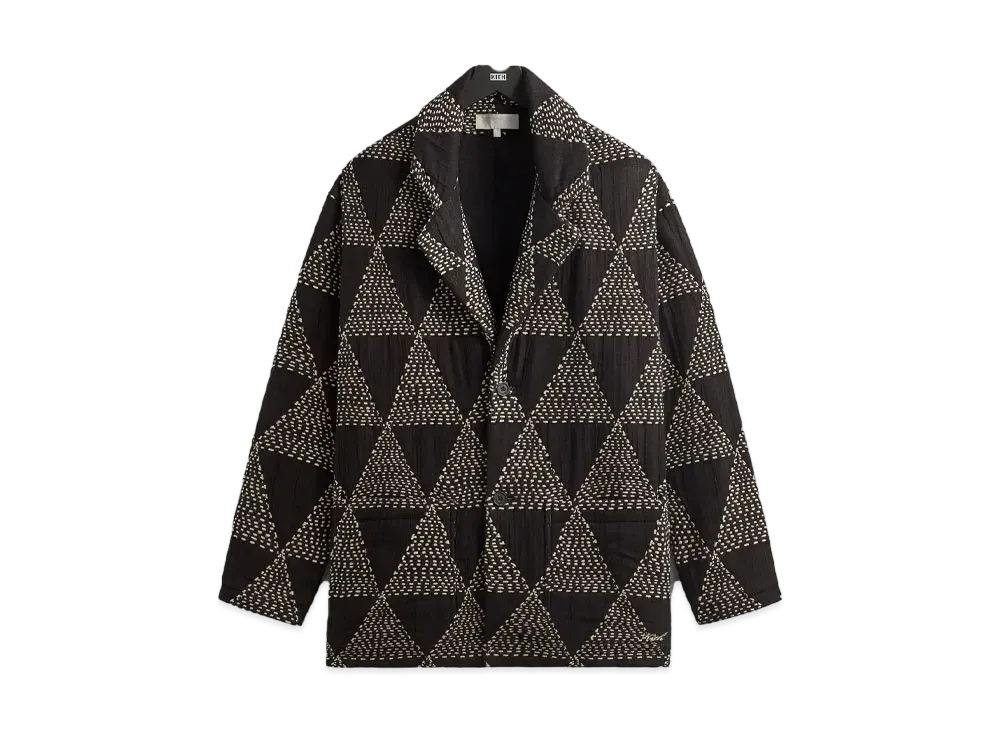 Kith Quilt Stitch Alfie Jacket "Black"