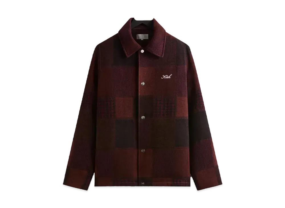 Kith Patchwork Wool Coaches Jacket "Aerate"