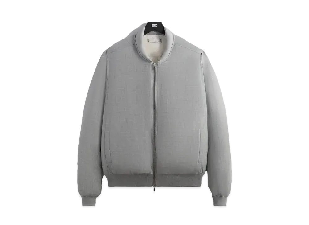 Kith &Kin Liam Puffed Bomber Jacket "Light Heather Grey"