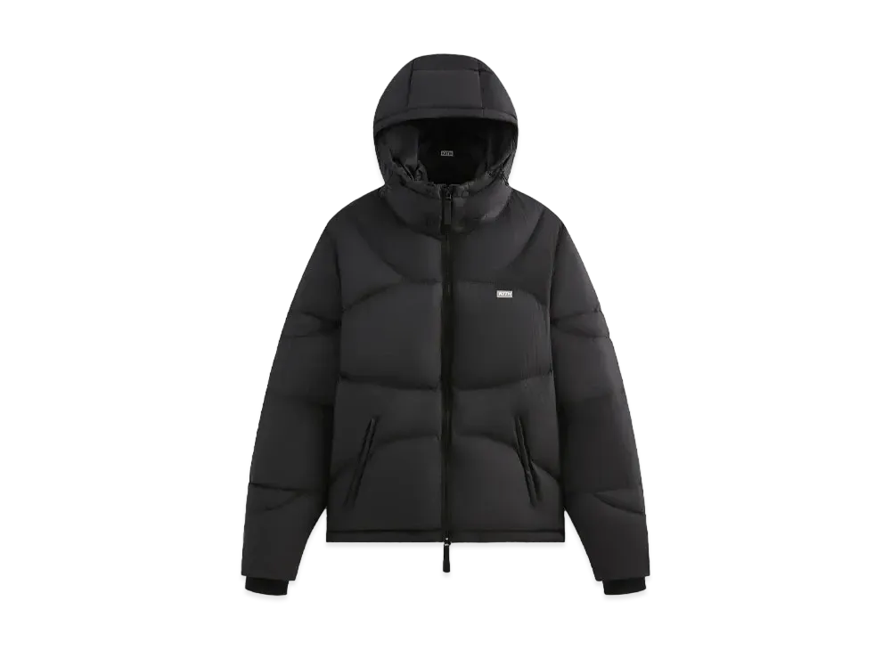 Kith Matte Stretch Taffeta Corey Puffer "Black"